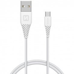 SWISSTEN adatkábel USB / microUSB 1,5 m - fehér