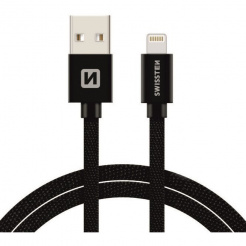 SWISSTEN adatkábel USB / Lightning 1,2 m - fekete