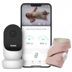 Owlet Smart Sock 3 & Cam 2 Bundle - Dusty Rose