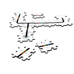 Ozobot fa puzzle - Starter Set