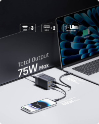 Voltme VITO Go EzTravel asztali töltő 75W (fekete)