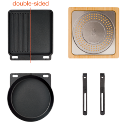 Öntöttvas edénykészlet Solo Stove pizzasütőhöz 