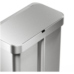 Simplehuman Dual Sensor 58 L (34/24) - Rozsdamentes acél