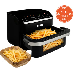 Forrólevegős fritőz TESLA AirCook DualHeat QD575 XXL