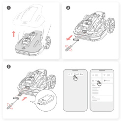 4G modul a Mammotion YUKA mini 2 készülékhez