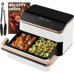 Cosori Dual Blaze TwinFry Smart 10L + fogó - fehér