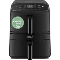 Forrólevegős fritőz Cosori Turbo Tower Compact 8,6 L, kerámia - fekete