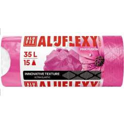 35L ALUFLEXY szemeteszsákok réti virágok illatával - rózsaszín
