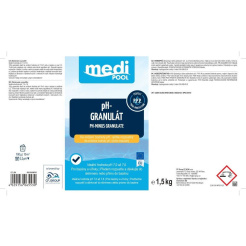 mediPOOL pH-Minus granulátum 1,5 kg
