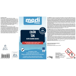mediPOOL Rapid – klórgranulátum 1,0 kg