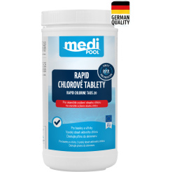 mediPOOL Rapid – 20 g-os klórtabletták, 1,0 kg