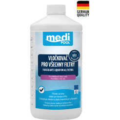 mediPOOL folyékony flokkulálószer minden szűrőhöz, 1,0 l