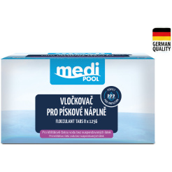 mediPOOL Flokkuláló tabletták 8x125 g, 1,0 kg