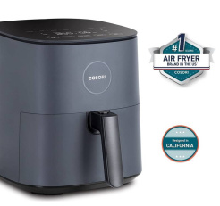 Cosori L501 PRO 4,7 l + 5 db nyárs és grillrács – fekete