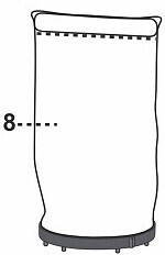 Szűrőzsák a Kokido Voltera 105-hez – 250 µm