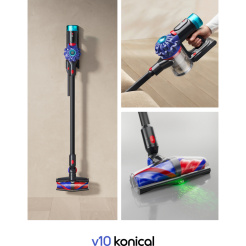Dyson V10 Konical + Auto-Empty dokkoló