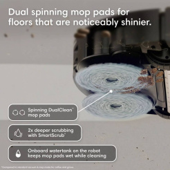 iRobot Roomba Plus 575 Combo + AutoWash dokkoló – fekete