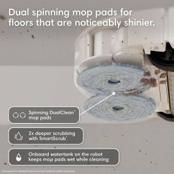 iRobot Roomba Plus 575 Combo + AutoWash dokkoló – fehér