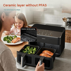 Cosori Dual Basket 8,5 l, kerámia
