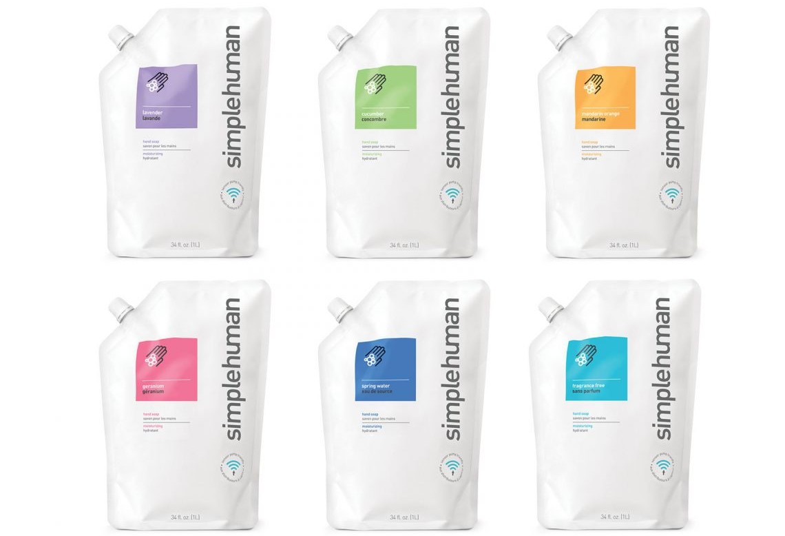 A Simplehuman hidratáló, muskátli illatú folyékony szappan bemutatása