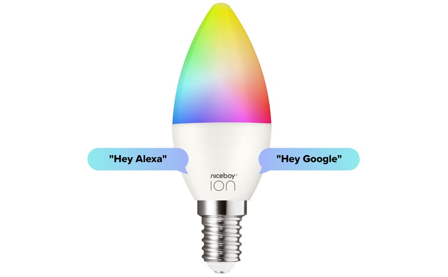 Bemutatjuk a Niceboy ION SmartBulb RGB 5.5W - E14 intelligens izzót