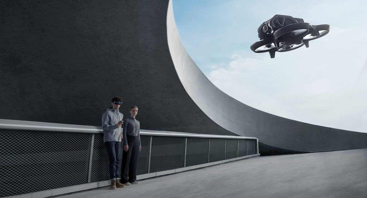 A DJI Goggles 2 kompakt és hordozható