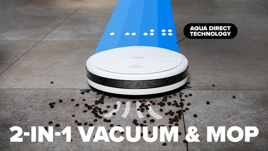 A felmosó funkcióval ellátott robotporszívó nemcsak tökéletesen felszívja a padlót, hanem fel is mos