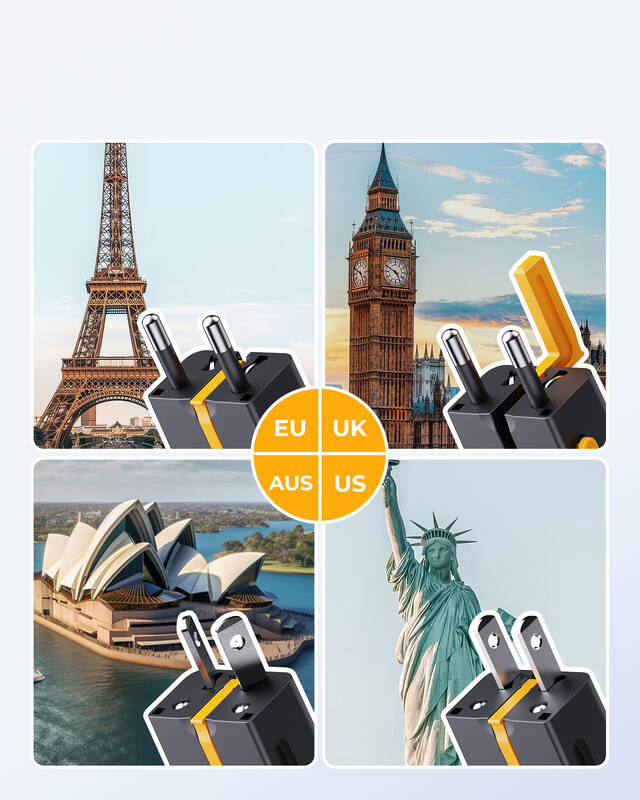 Utazási adapter Voltme VITO Go Go EzTravel 35W