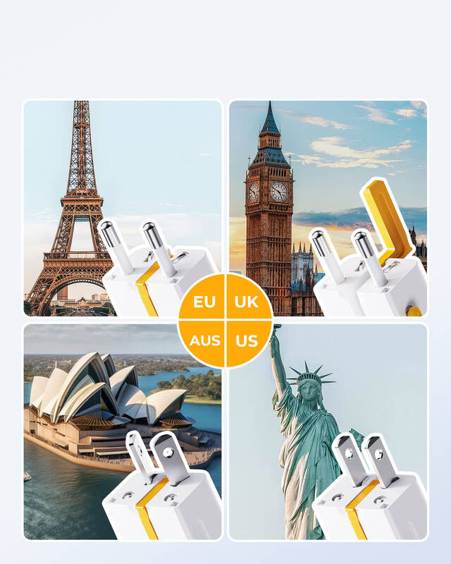 Utazási adapter Voltme VITO Go Go EzTravel 35W