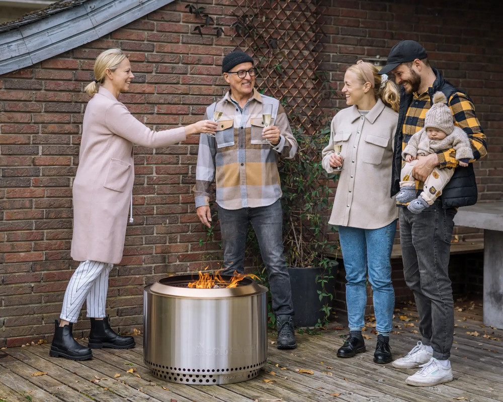 Füstmentes kandalló talppal