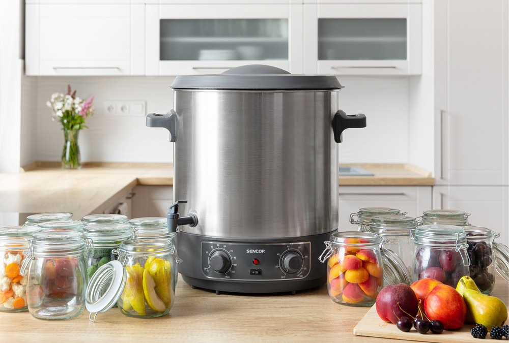 Professzionális rozsdamentes acél segédeszköz otthoni konzerváláshoz