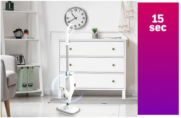 Fűtési idő: 15 másodperc