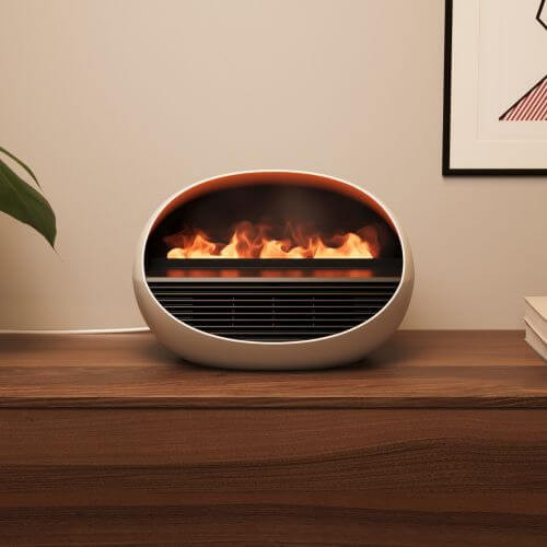 Elektromos kandalló, amely melegít és illatozik