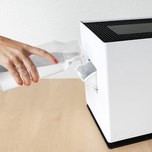 Víz utántöltése oldalról működés közben