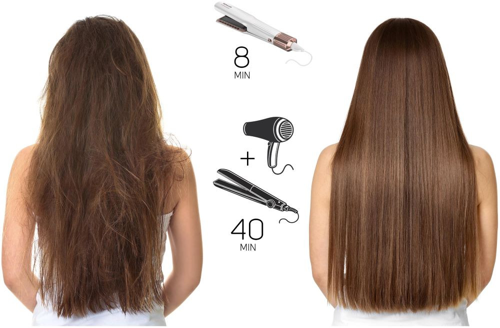 Pillanatok alatt megszárítja és kiegyenesíti a hajat