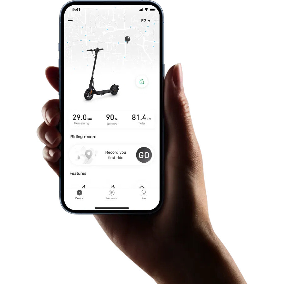 Könnyű és egyértelmű robogó vezérlés