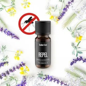 Az illóolaj átfogó aromaterápiás élményt nyújt és védelmet nyújt a rovarok ellen.