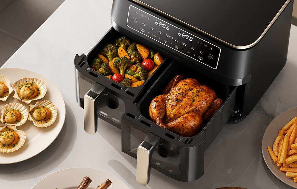 Intuitív érintőképernyő nyolc előre beállított programmal